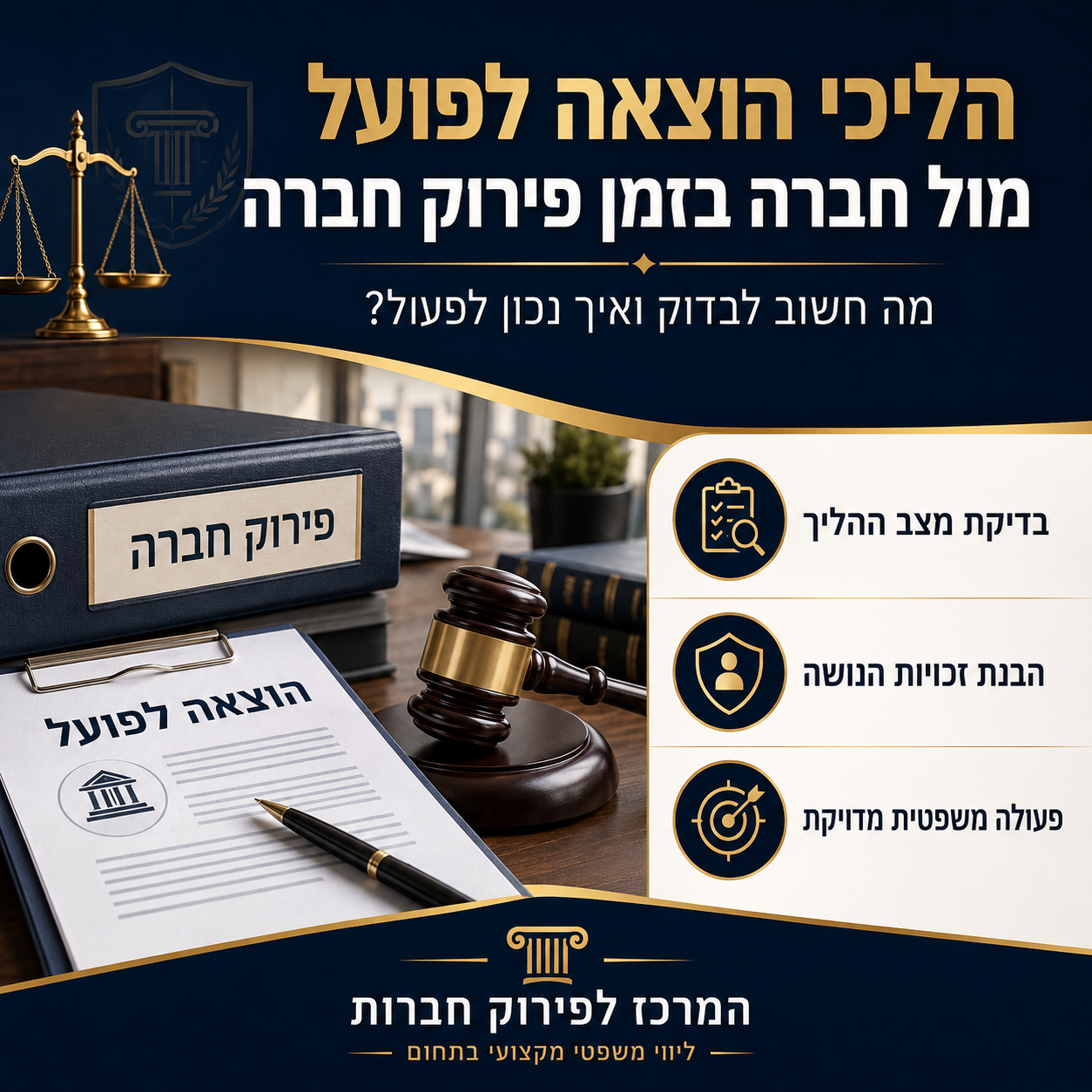 הליכי הוצאה לפועל מול חברה בזמן פירוק חברה