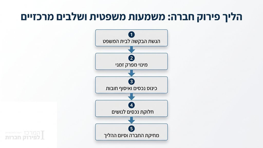 מסמכים משפטיים לבקשת פירוק חברה