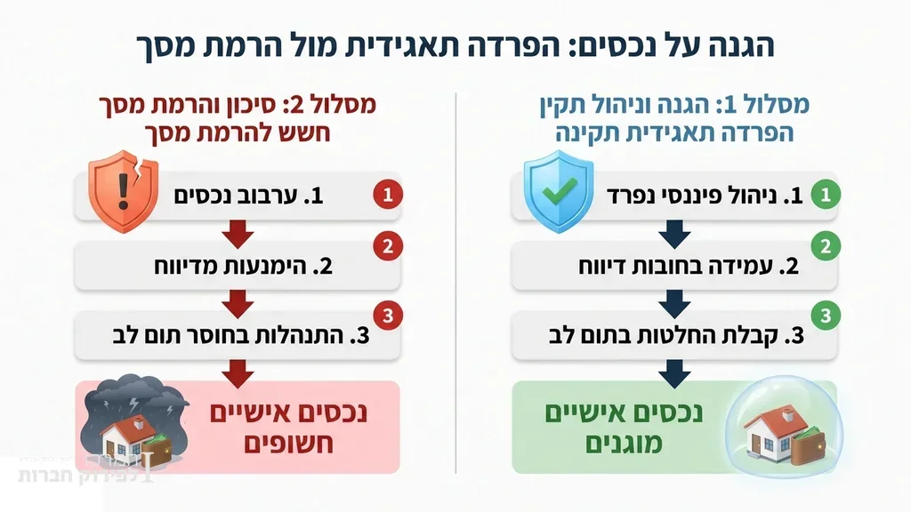 הגנה על נכסים אישיים של בעלי חברות